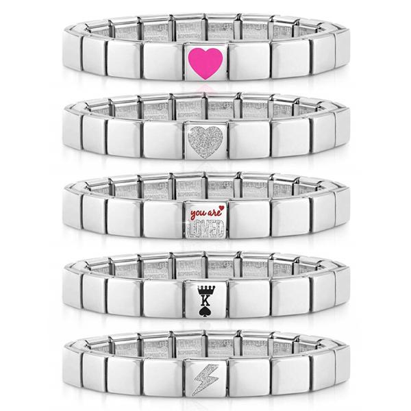 Nomination Bracelet Glam Symbol Steel & Enamel 239101