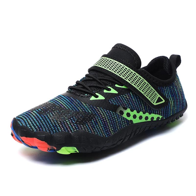 2025 New Water Shoes Children's Summer Beach Shoes Barefoot Swimming Water Shoes Colorful Seaside River Slippers Children's Spor