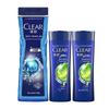 Clear Herren Kühlendes Duschgel & Shampoo Reise-Set