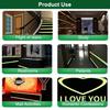Green Luminous Tape Fluorescent Reflective Self-adhesive Stickers Warning Safety DIY Home Decoration Festival Party Warning Tape