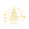 Christmas Window Clings Stickers Set for Holiday Home Decor