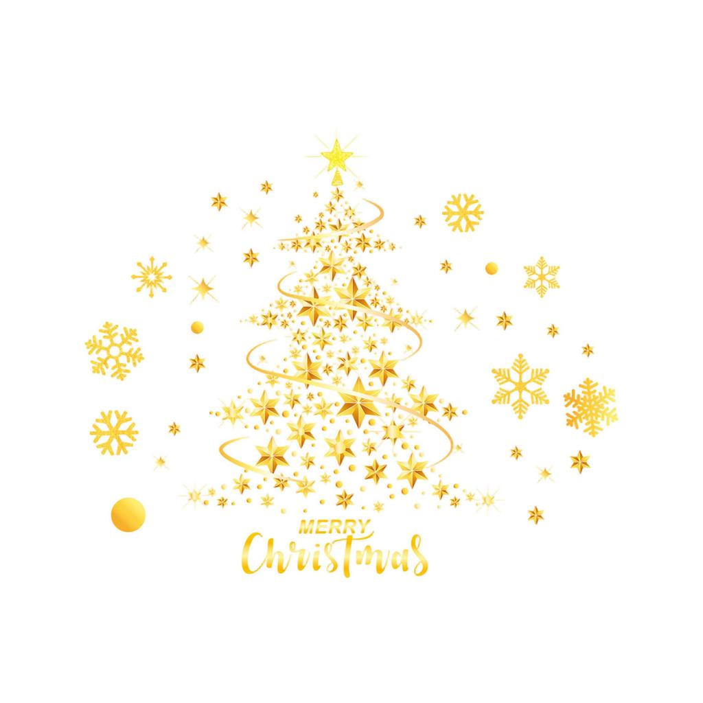 Christmas Window Clings Stickers Set for Holiday Home Decor