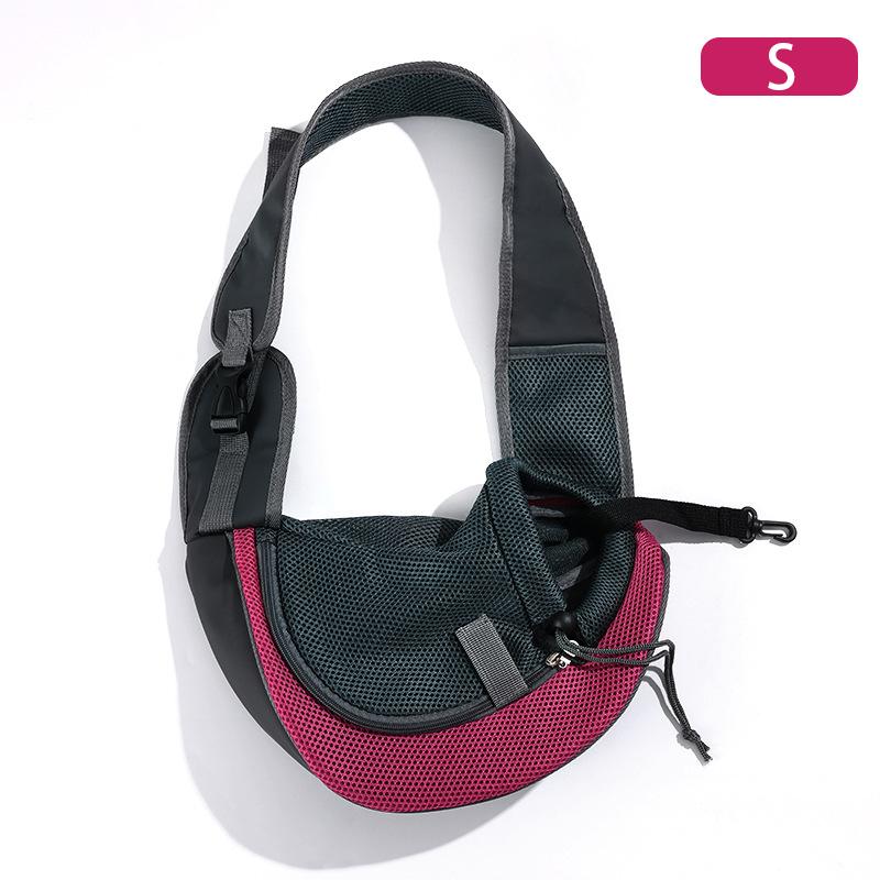 Pet Cat Dog Carrier Backpack Travel Tote Shoulder Bags Mesh Sling Carry Pack Pet Carrying Supplies Crossbody Shoulder Bag