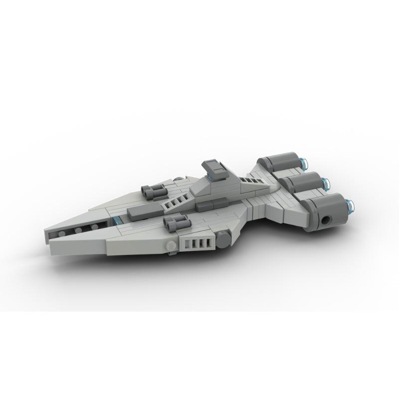 Платиновый Кирпич BOBlock MOC-10777-1 Легкий Крейсер «Класса Алкуиттенс» (Звездные войны)