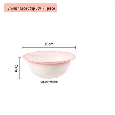 WuTuo Scalloped Ceramic Soup Bowl