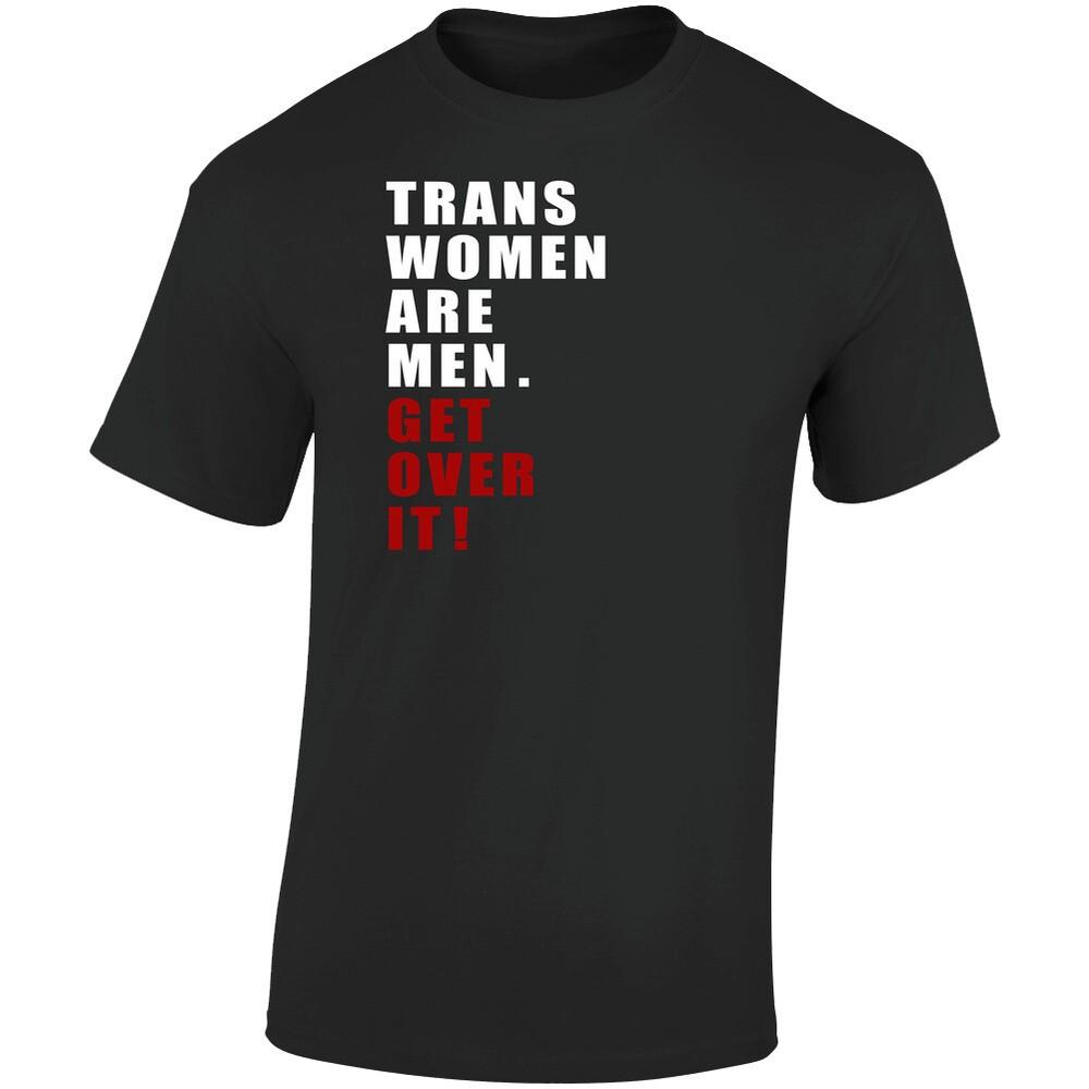 

Транс-женщины — мужчины, смиритесь с этим. Спортивная ретро-графика. Унисекс. Мягкий хлопок. Б 4XL