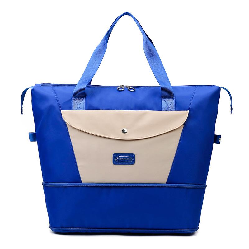 Travel bag Large capacity Portable travel Business trip Luggage storage bag Yoga fitness bag Expansion dry and wet separation