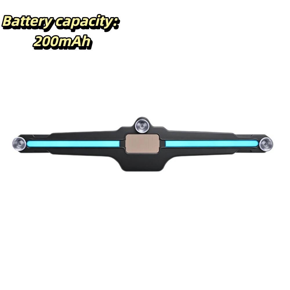 Vibration Induction Solar Powered LED Warning Light Vehicle Anti Rear-End Light  Vehicle синий