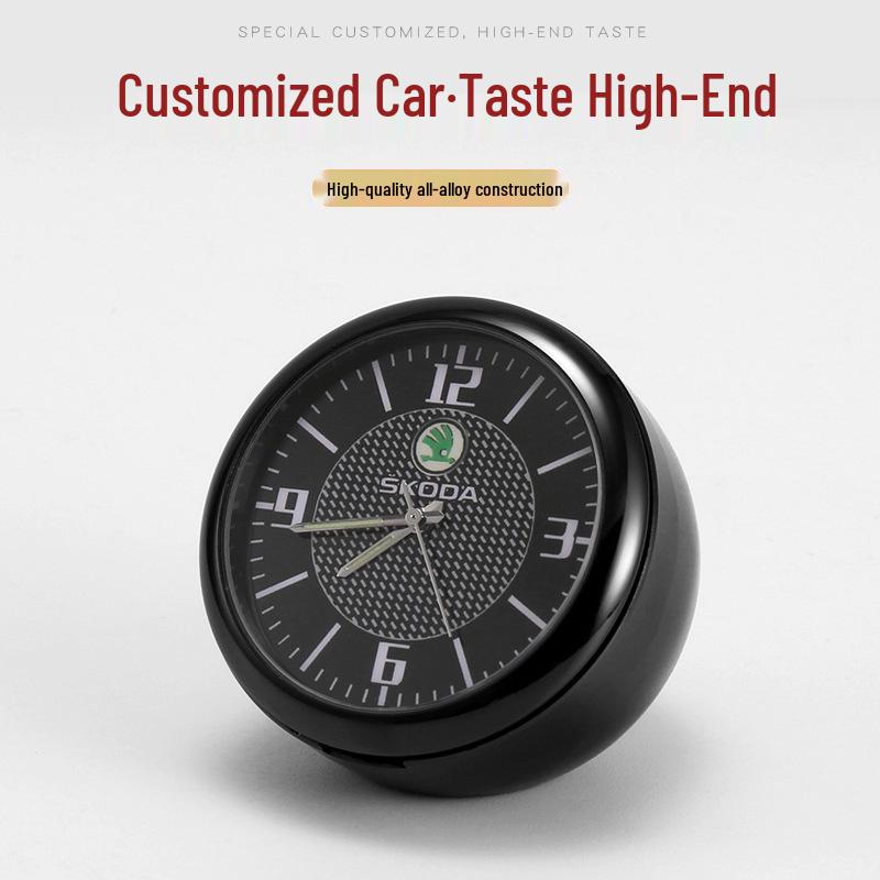Luminous Digital Car Clock Quartz Watch Ornament