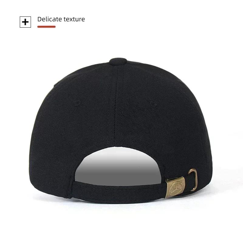 C200 E200 New For Mercedes Benz For Mercedes Benz AMG Car Emblem Embroidery Snapback Baseball Cap Spring And Autumn Outdoor Adj