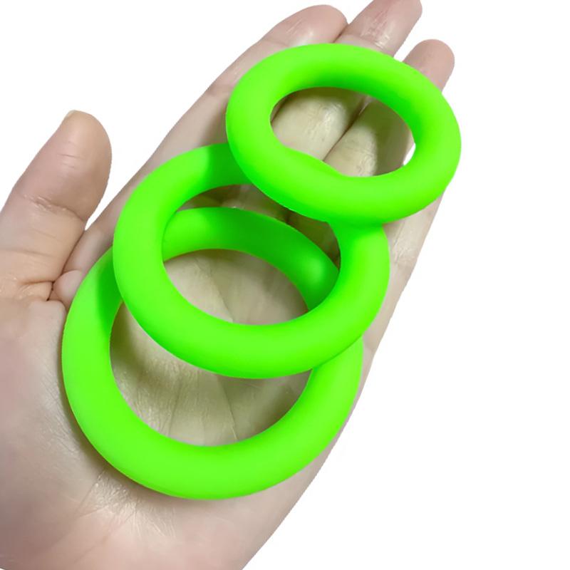 3pcs Silicone Cock Ring Penis Bondage Chastity Cage Ball Stretcher Sex Toys for Men Penis Ring Delay Ejaculation Sex Shop