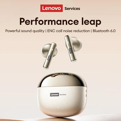 Lenovo LES104 Bezprzewodowe Słuchawki TWS Bluetooth 6.0 Słuchawki ENC Redukcja Szumów Dwukanałowe Do Gier Sportowe Słuchawki 3D Dźwięk Stereo Zestaw Słuchawkowy