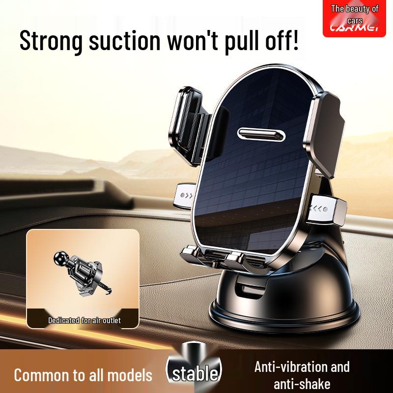 Universal Car Phone Holder 2026 with New Suction Cup for Dashboard and Center Console