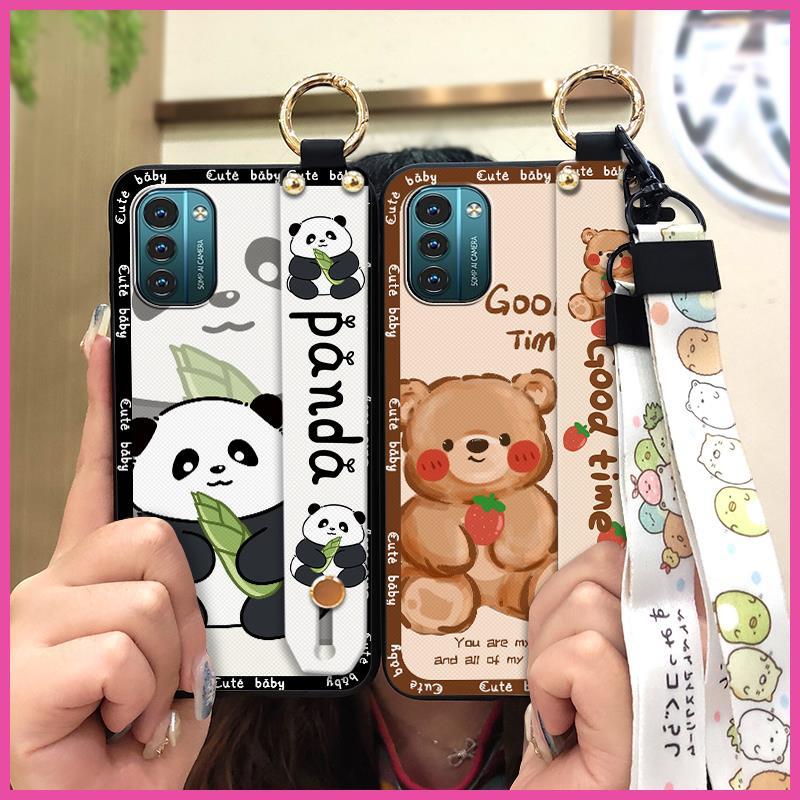 Phone Holder Shockproof Phone Case For Nokia G11/G21 Cartoon Lanyard Protective Waterproof Back Cover Fashion Design