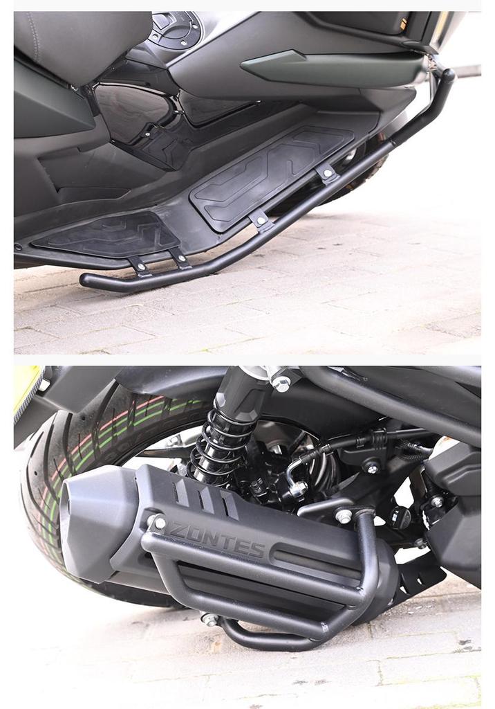 Zongshen 150X Bumper Exhaust Protection Bar – Full Coverage Front & Rear Protective Accessory