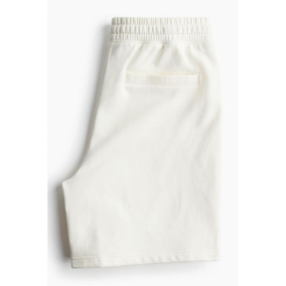 H M Regular Fit Sweat sHorts creaM