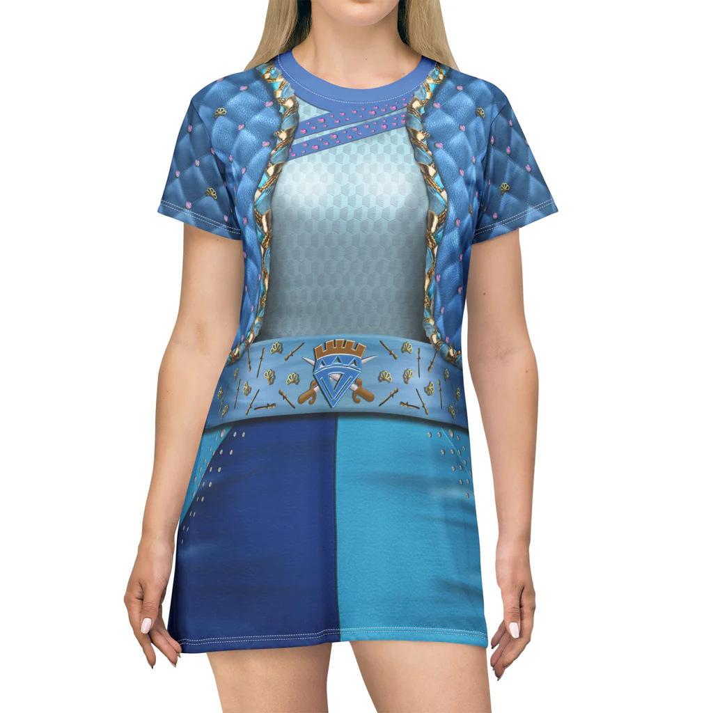 European Amazon Descendants Print Jumpsuit Halloween Character Cosplay Dress