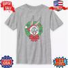 Looney Tunes Bugs Bunny Christmas Wreath T-Shirt, S-5XL