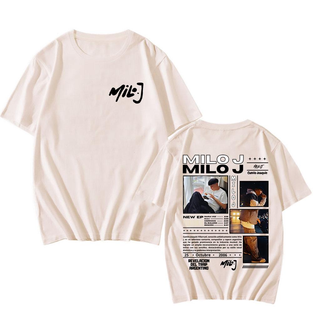 Milo J Men Retro T-Shirt Graphic Printing Fleece Hooded Sweatshirt for Autumn/Winter Grunge Clothing Sudaderas Casual Pullovers