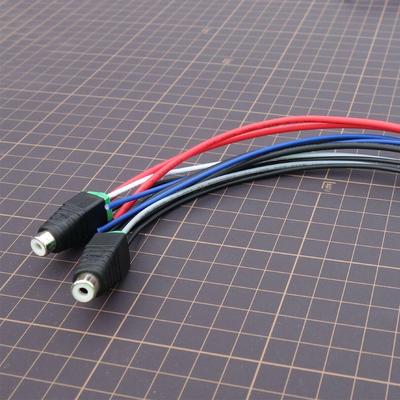 Universal Auto Verstärker Lautsprecher Leistung High Level Eingang Kabelbaum Stecker Für DUAL TBX10A 16AWG 1015UL 18AWG 1007UL Adapter L8I1