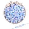 8mm Summer Dream Jelly Duplex Glass Round Beads Loose Beads DIY Handmade Bracelet Glaze Beading String Material Beads for Jewelry Making