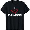 I Love Mahjong Tshirt Funny Gift Clothes Tops Shirts for Women Aesthetic Clothes Vintage Graphic T Shirts Camisetas Harajuku