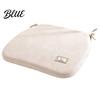 Removable Cover Seat Cushion Memory Foam Chair Cushion, Thickened Dining Pad with Straps, Easy Care Non-Slip Backing, Washable for Autumn Winter