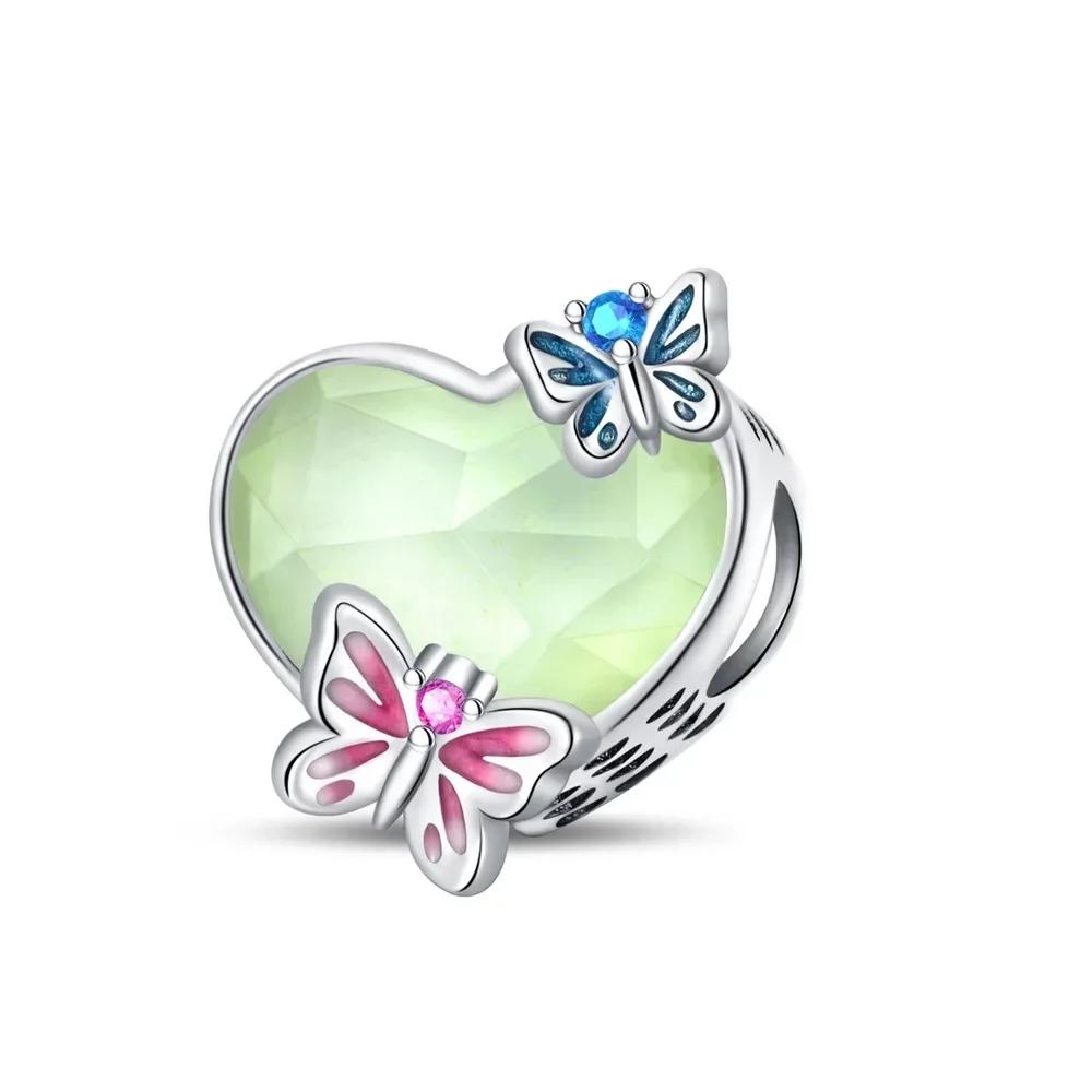 Serie Charmscoppergreen Ciondolo Foglia di Monstera Perline Originali per Braccialetti per Donne Creazione di Gioielli Regali