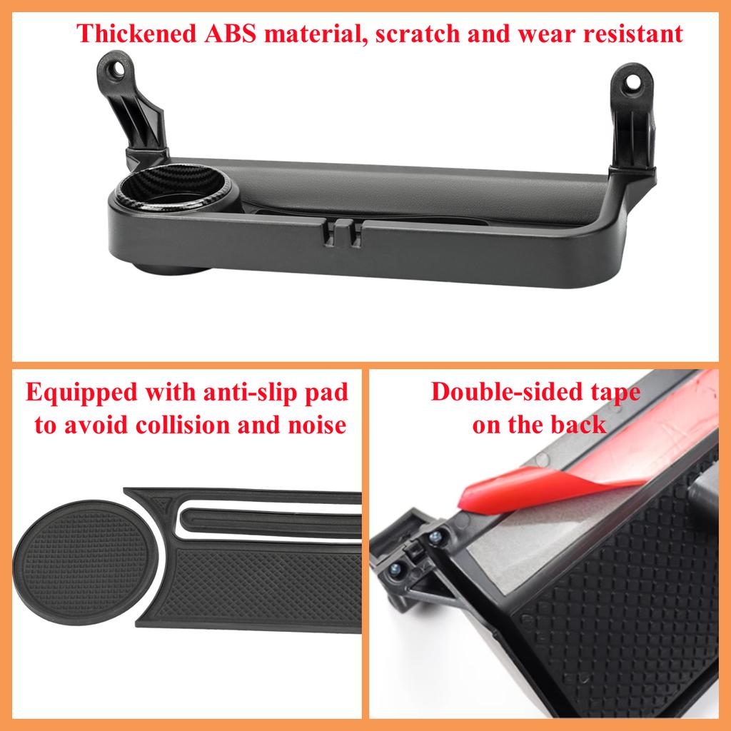 Car Co-pilot Handle Expansion Storage Box Organizer Tray Cup Holder for Suzuki Jimny JB64 JB74 JC74 2019-2026 Interior Accessory