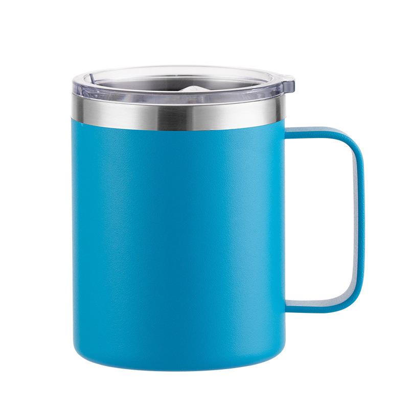 360ML Thermos Cup 314 Stainless Steel Office Vehicle Business Use Portable Handle Coffee Mug Men's and Women's Thermos Cup