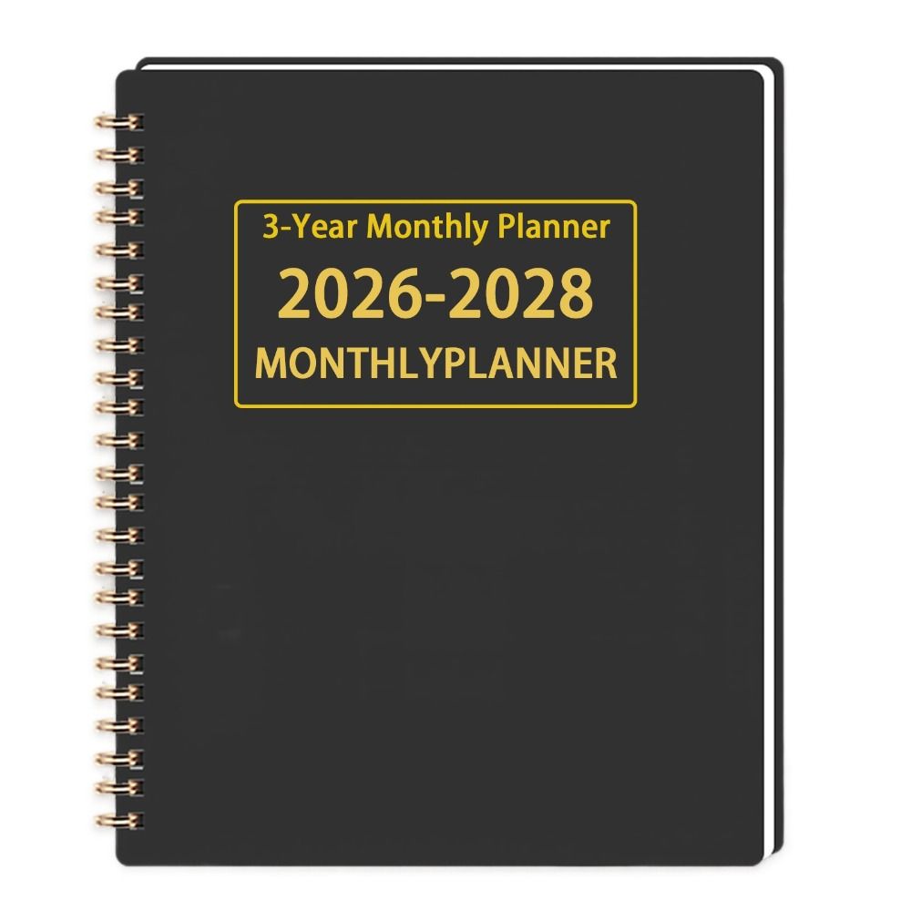 2026-2028 Calendar Book Smooth Writing Agenda Calendar 3 Years Monthly Planner  Academic Year
