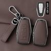 Metal Leather Car Key Case Cover For Geely Key Fob Cover Multicolor for Geely Coolray 2024 X6 Emgrand Global Hawk GX7 Keychain