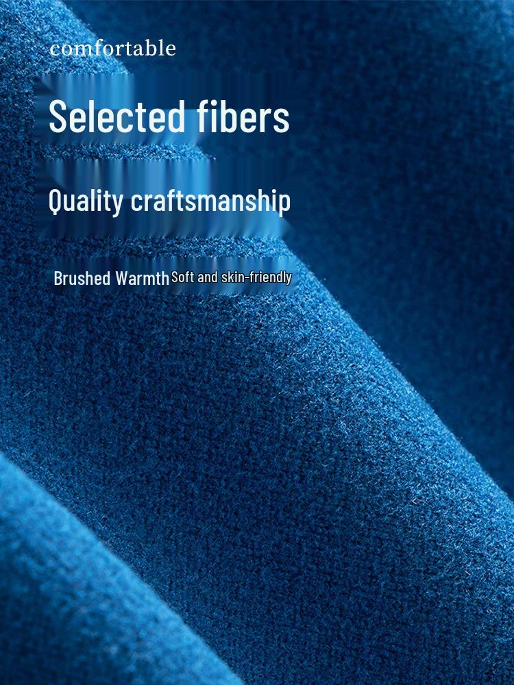 Boys' German Velvet Thermal Underwear Set with Fleece Lining for Teens & Big Kids - Autumn/Winter