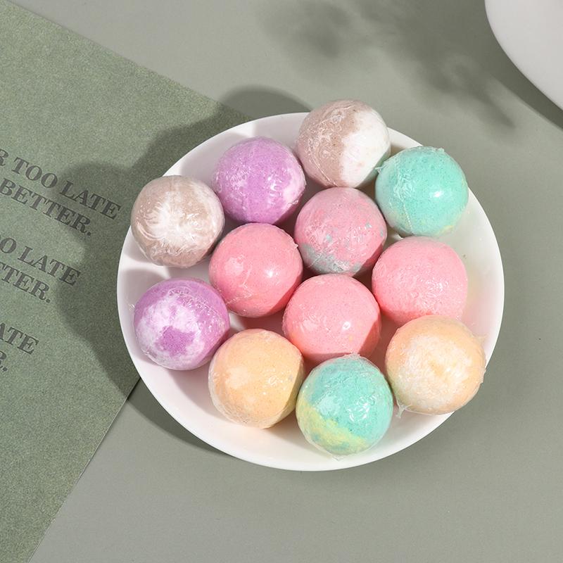 12Pcs/Set Natural Mini Handmade Bathing Foot Spa Rich Essential Oils Bath Ball
