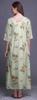 Bimba Light Yellow Floral Chinese Anemone Womena    S LongA   Maxi Nightgowns For Women Cotton Printed Nightwear Loose Sleepwear