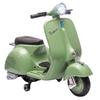 Electric Motorcycle Kids VESPA 6V Electric Motorcycle Lithium Battery Green