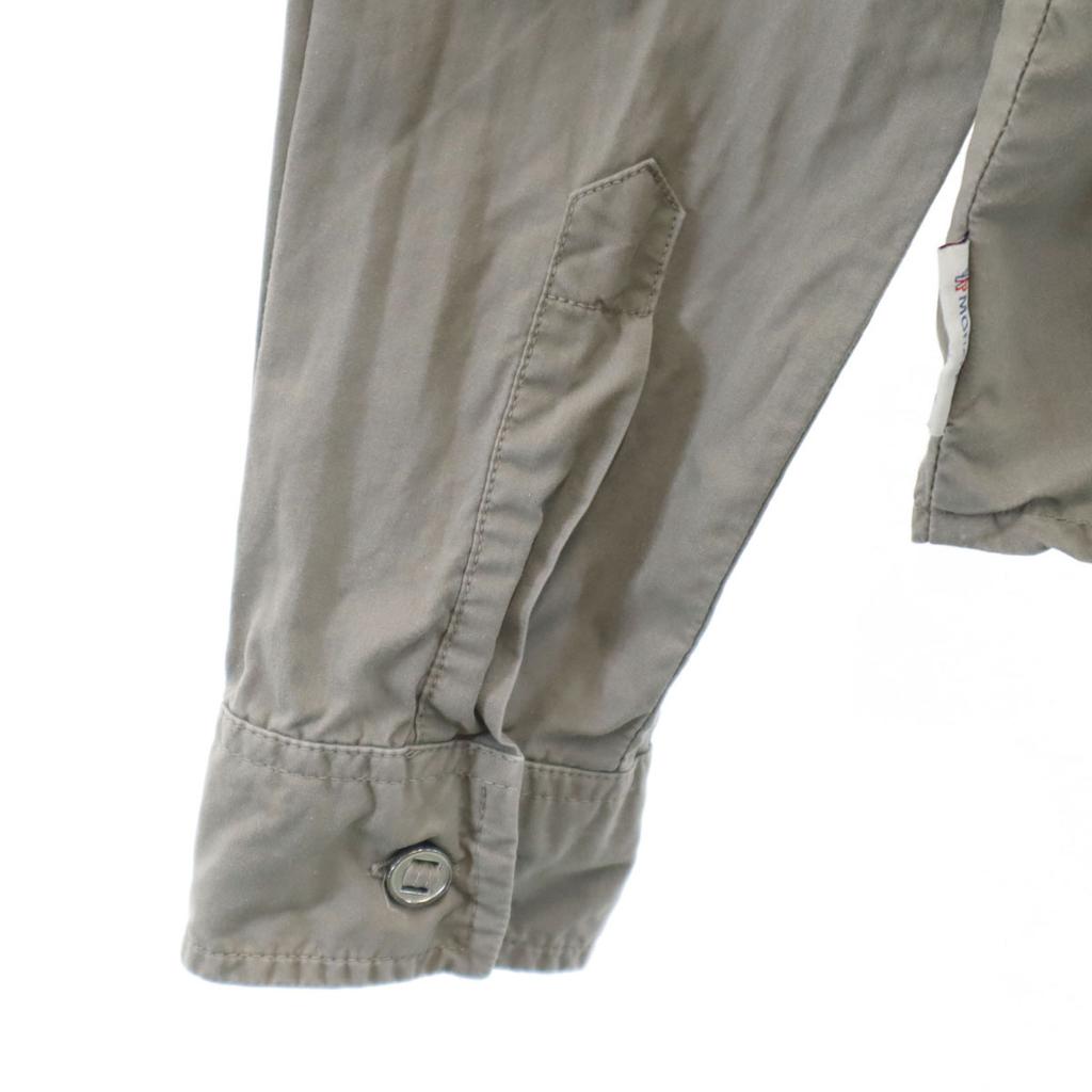 Moncler Made In Hungary Long Sleeve Cotton Shirt S Beige Women Used