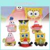 Adorable Spongebob Squarepants And Friends Cartoon Figurine Collection For Kids