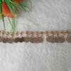 90cm Ethnic Style Fringe Trim Metal Sequin Chain Trim Sewing Tassels Fringe Beaded Ribbon Craft Waist Chain Garment Accessory