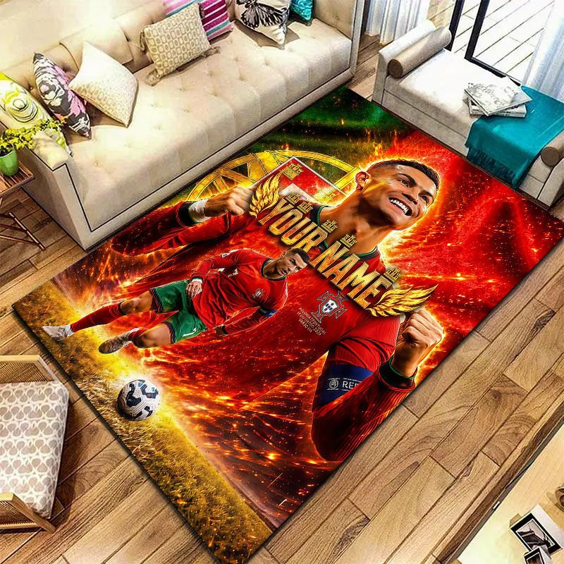 Cr7 Custom Name Carpet Rug For Living Room Bedroom Home Sofa Decoration Kids Play Nonslip Floor Mat