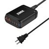 200W Gallium Nitride Multifunctional Desktop Charger with 3A3C Ports - Universal Fast PD Charging Adapter