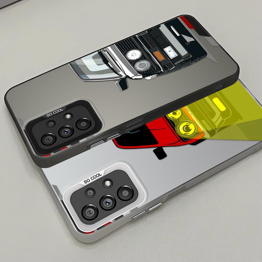 JDM Sprot Car Case For Samsung For Galaxy A15 A13 A32 A14 A16 A34 A25 A24 A23 A17 A12 Soft Cover