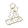 Iron Christmas Tree Napkin Holder Stable Decorative Paper Storage Rack Minimalist Paper Dispenser Rack Kitchen Use