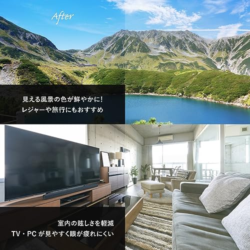 NeoContrast NeoGlass Clip-On Night Driving Sunglasses, Day and Night Use, for Men and Women, Non-Photochromic, LL Size