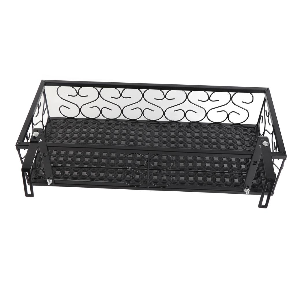 Balcony Flower Shelf Railings Hanging Windowsill Succulent Flower Shelf Flower Pot Wrought Iron