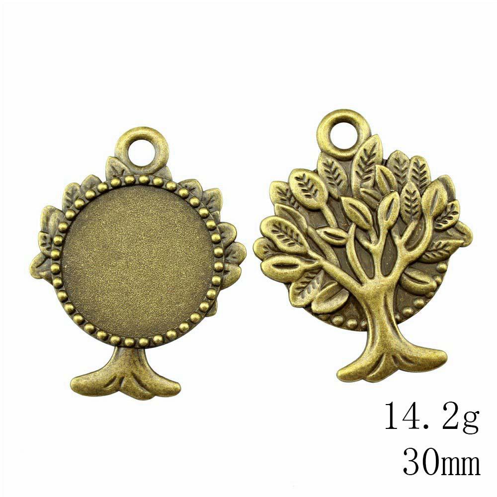 New Year's Day Accesories Fit Round 30-35mm Glass Cabochon Base Setting Tray Accessories Parts Souvenir Accessory Parts