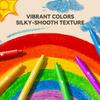 ENMY Crayon Retractable Gel Tempera Crayons for and Doodling On and 48-Color Set Water-Washable, Crayons. Break-Resistant Drawing, Coloring, Paper,