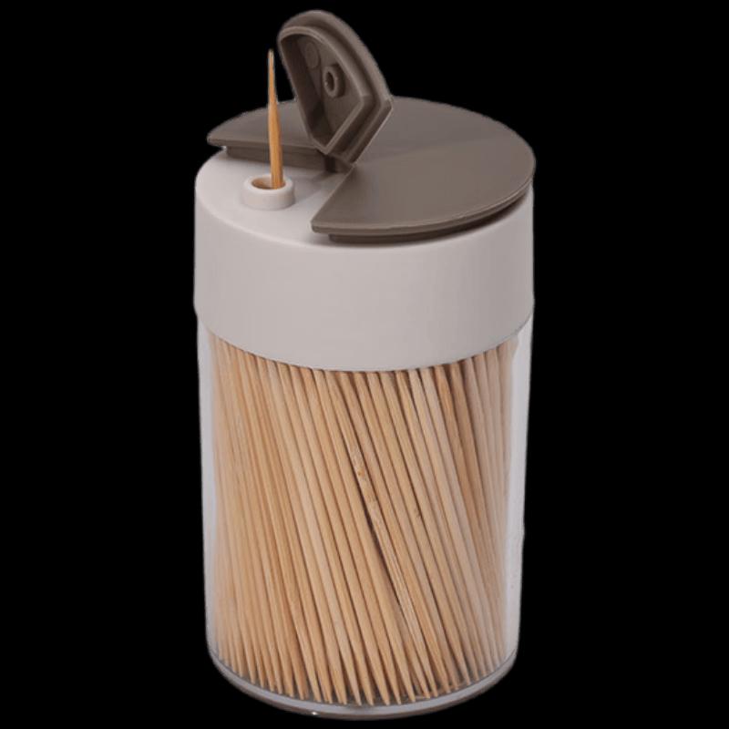 Direan Portable Sliding Cover Toothpick Dispenser