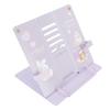 Book Holder Desk Reading Display Stand Stable Metal Steel Plate Adjustable for Tablets Phones Cute