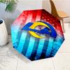 Rams Team Spirit Printed Automatic Umbrella, 8-Frame for Travel, camping, Casual Umbrella, Essential Gift for  for family and friends